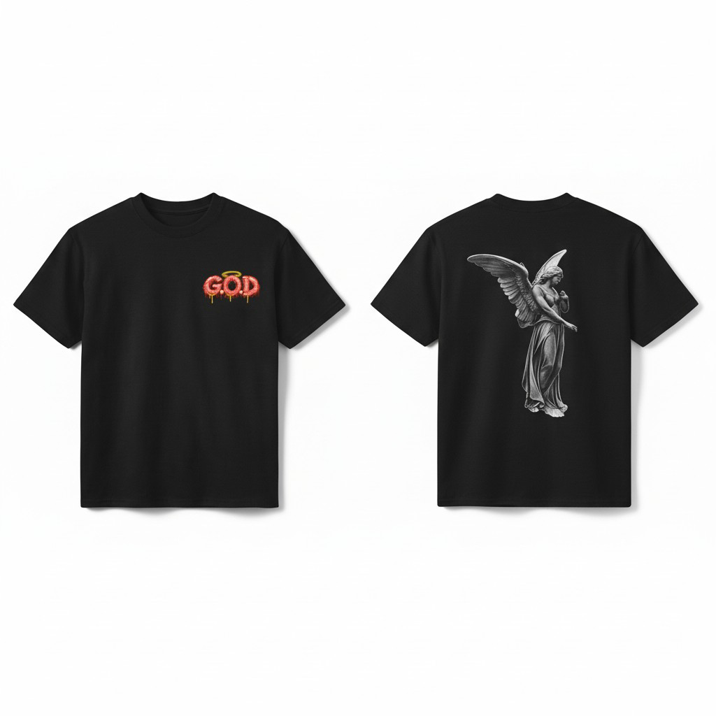 Black Genius Of Designer T-shirts. Genesis The Creation